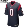 Maillot Houston Texans Davis Mills 0 Nike Bleu Marine 2021 NFL Draft - Enfant